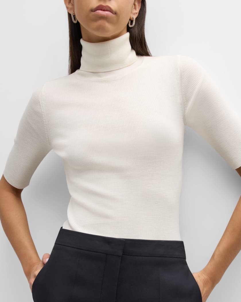 Theory alpaca new arrivals blend twisted turtleneck