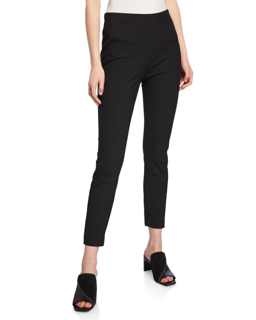 Simone Kick Flare - Cotton Stretch - Black