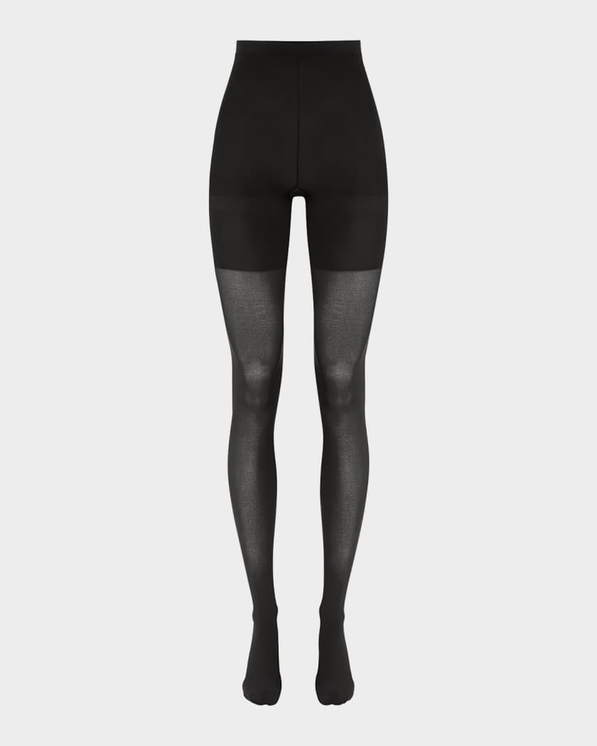 Spanx Women's Luxe Leg Mid-Thigh High Waisted Tummy Control Compression  Tights