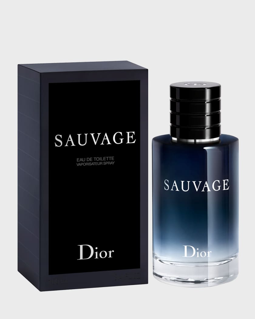 Christian Dior Sauvage Eau De Toilette Spray for Men, 3.4 Fluid Ounce