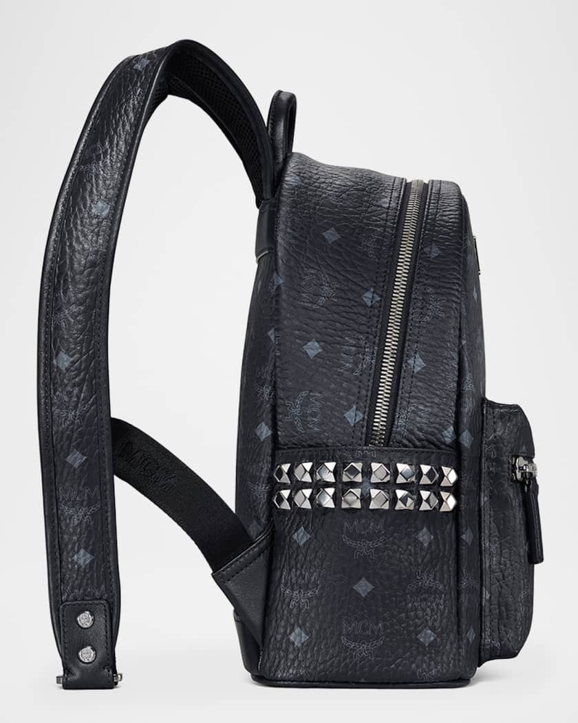 MCM Stark Visetos Small Side Stud Backpack Neiman Marcus