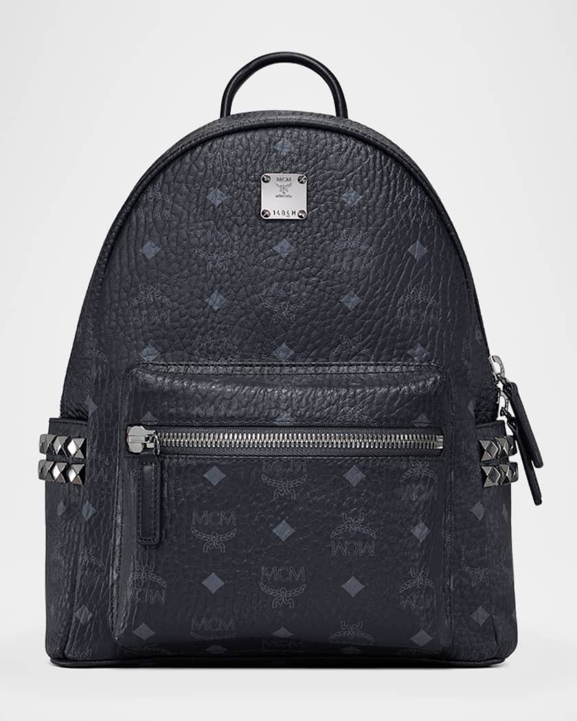 MCM Stark Visetos Small Side Stud Backpack Neiman Marcus