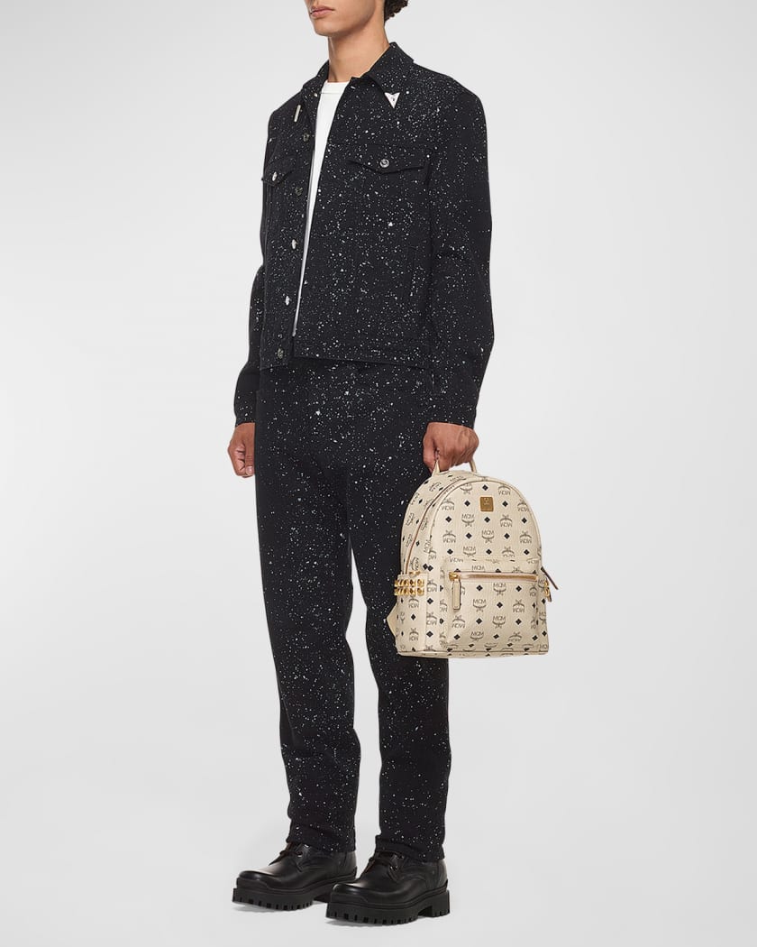 Mcm stark small side stud backpack sale