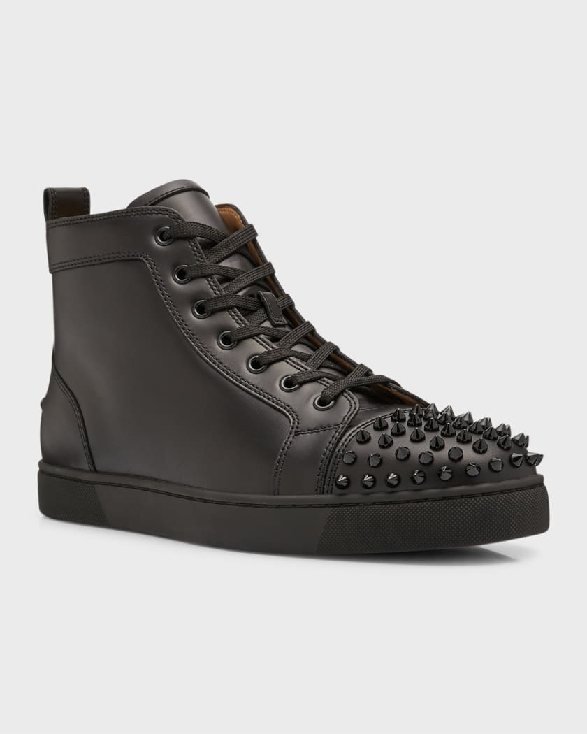 Mens louboutin high top sneakers store