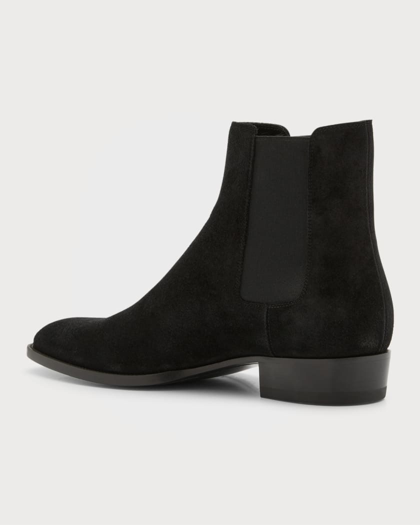 Saint laurent suede chelsea clearance