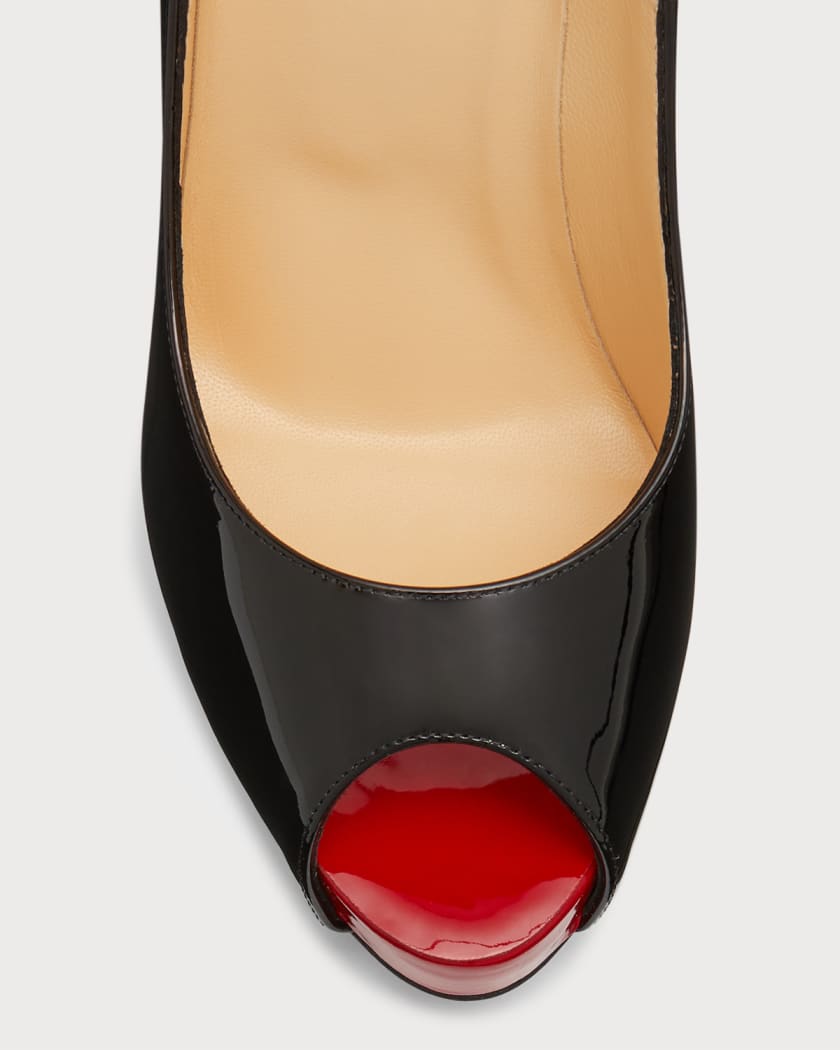 Christian Louboutin Very Prive Patent Sole Pumps | Neiman Marcus