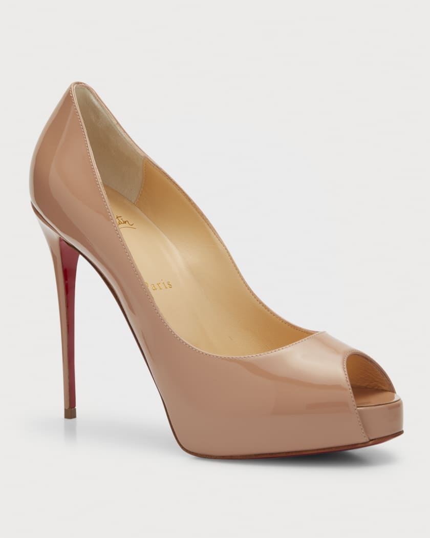 Christian Louboutin New Very Prive Patent Red Sole Pumps | Neiman