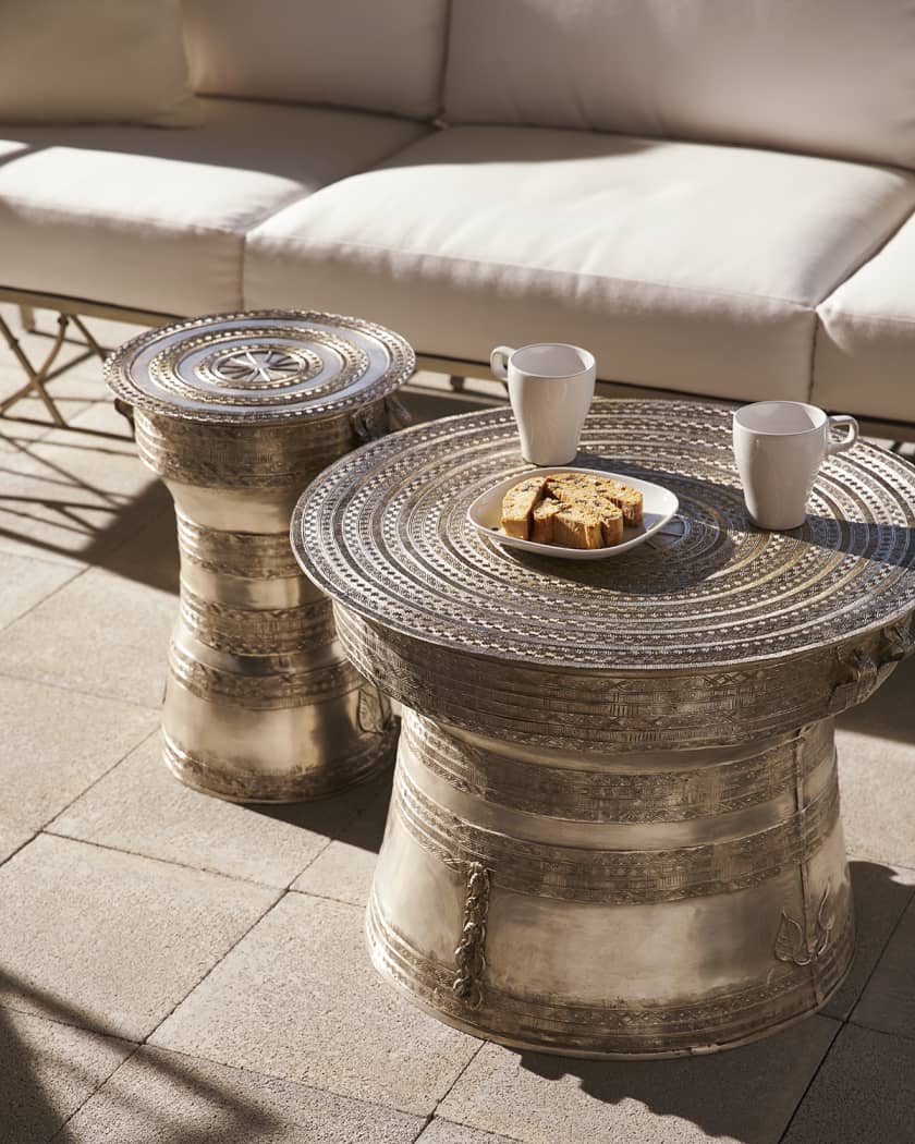 Large drum 2024 end table