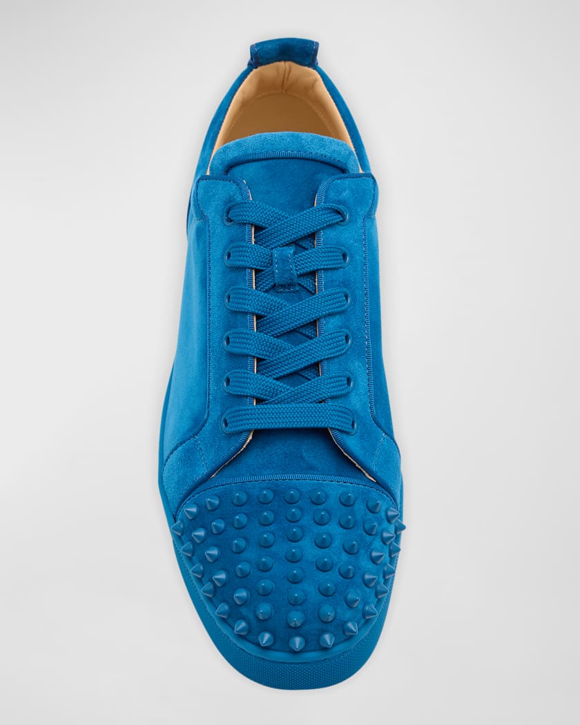 Blue low top louboutins on sale