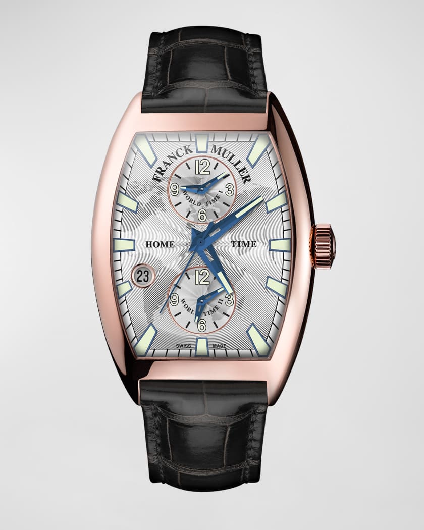 Franck Muller Men s 18K Rose Gold Master Banker Watch with