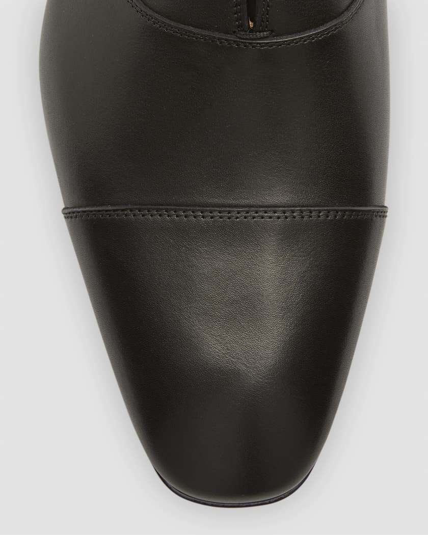 Christian Louboutin Men's Greggyrocks Flat Patent Leather Oxfords -  Bergdorf Goodman