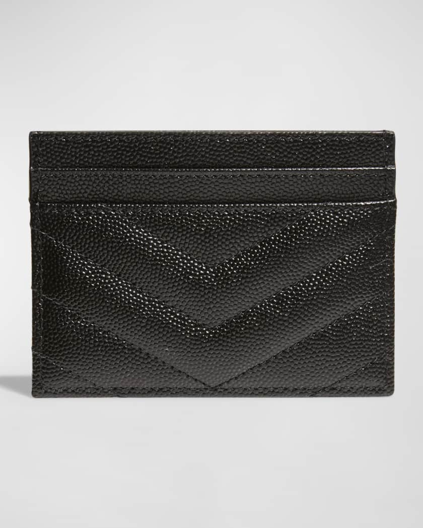 Saint Laurent Ysl Card Holder - Black