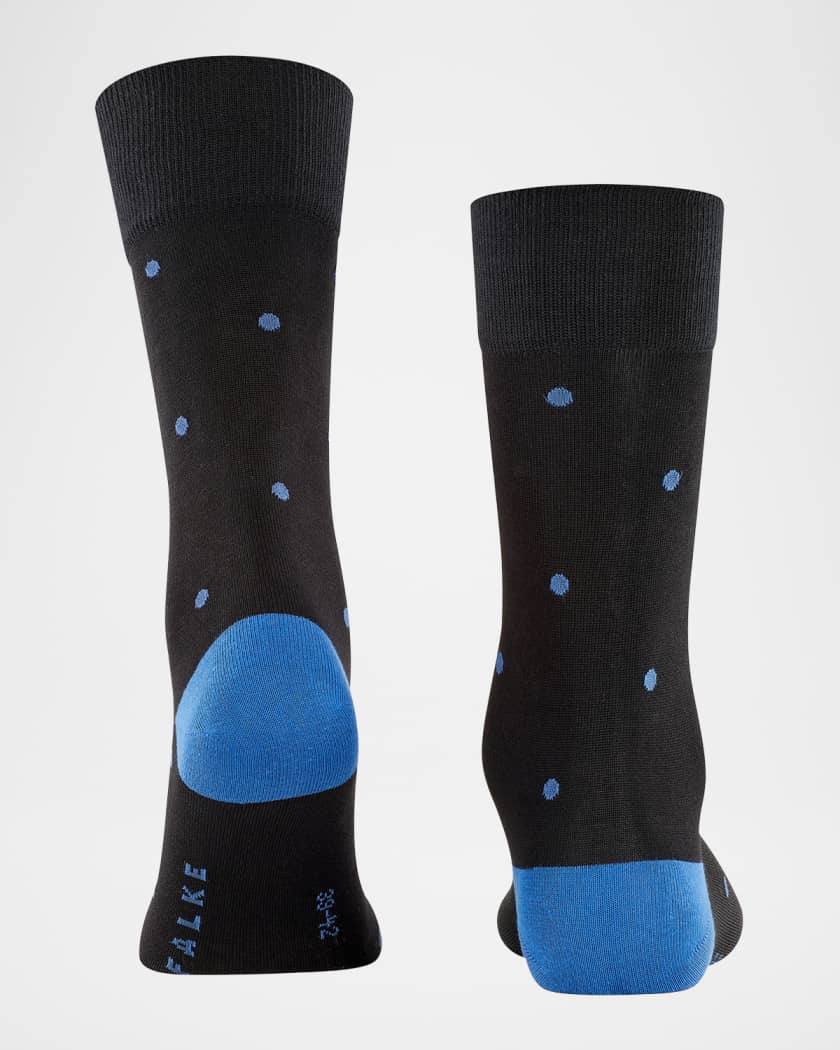 Cotton-Nylon Dot Ankle Socks