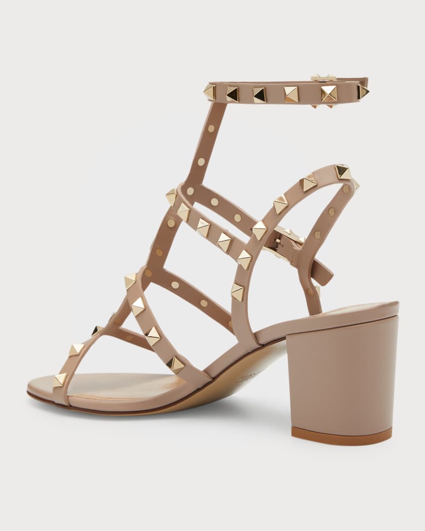 Valentino Garavani Rockstud Leather City Sandals