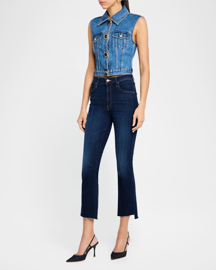 The Insider Crop Step Fray Jeans
