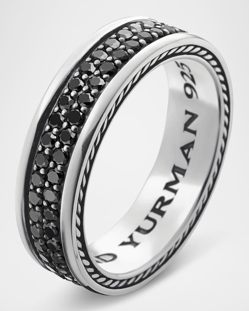 David yurman mens black diamond wedding band new arrivals