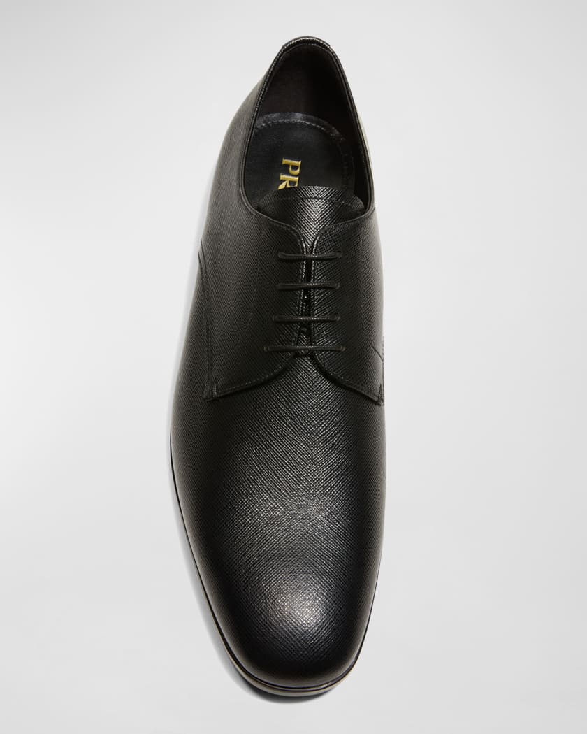 Prada calzature 2025 uomo saffiano