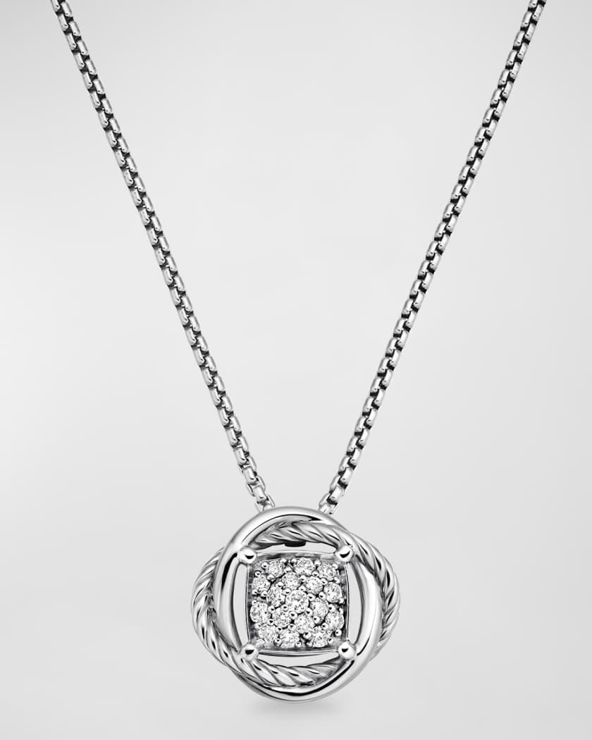 David yurman infinity sale pendant necklace with diamonds