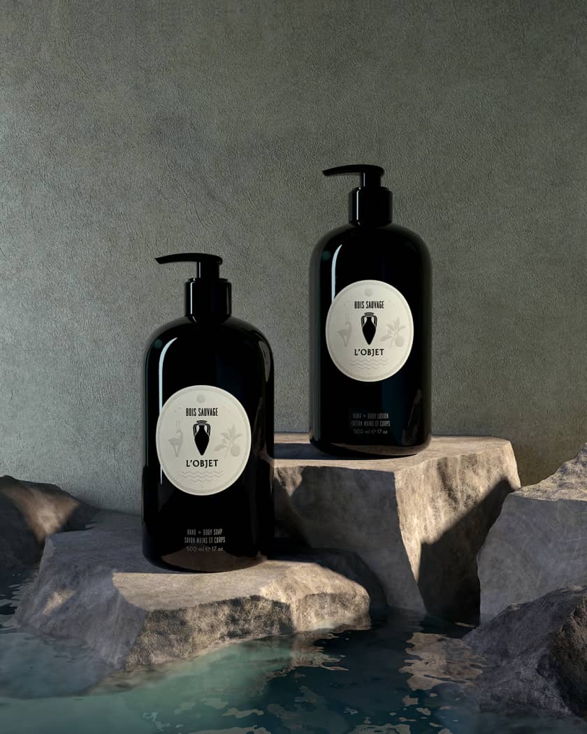 L Objet Bois Sauvage Hand Body Soap 17 oz. Neiman Marcus