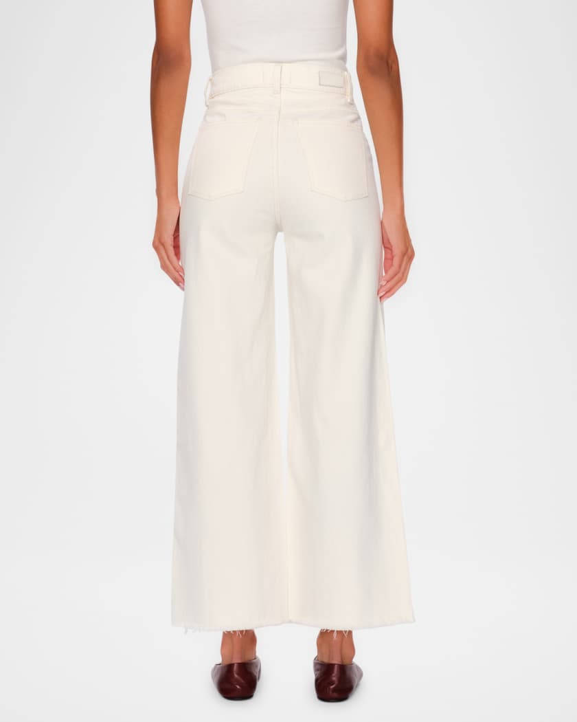 DL1961 Hepburn High Rise Vintage Ankle Wide Leg Jeans Neiman Marcus