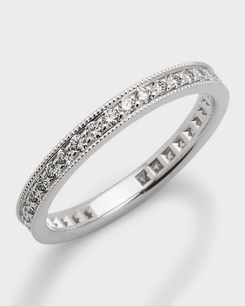 Neiman Marcus Diamonds Channel-Set Diamond Eternity Band Ring in