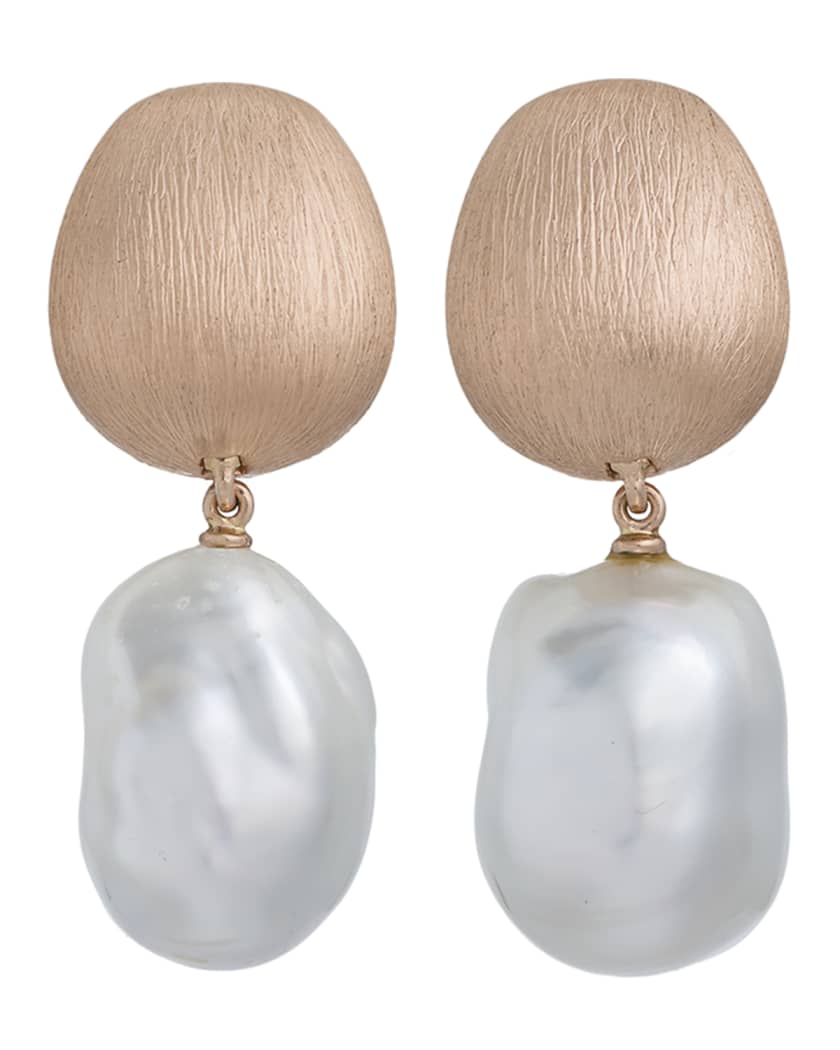 Detachable pearl drop earrings store