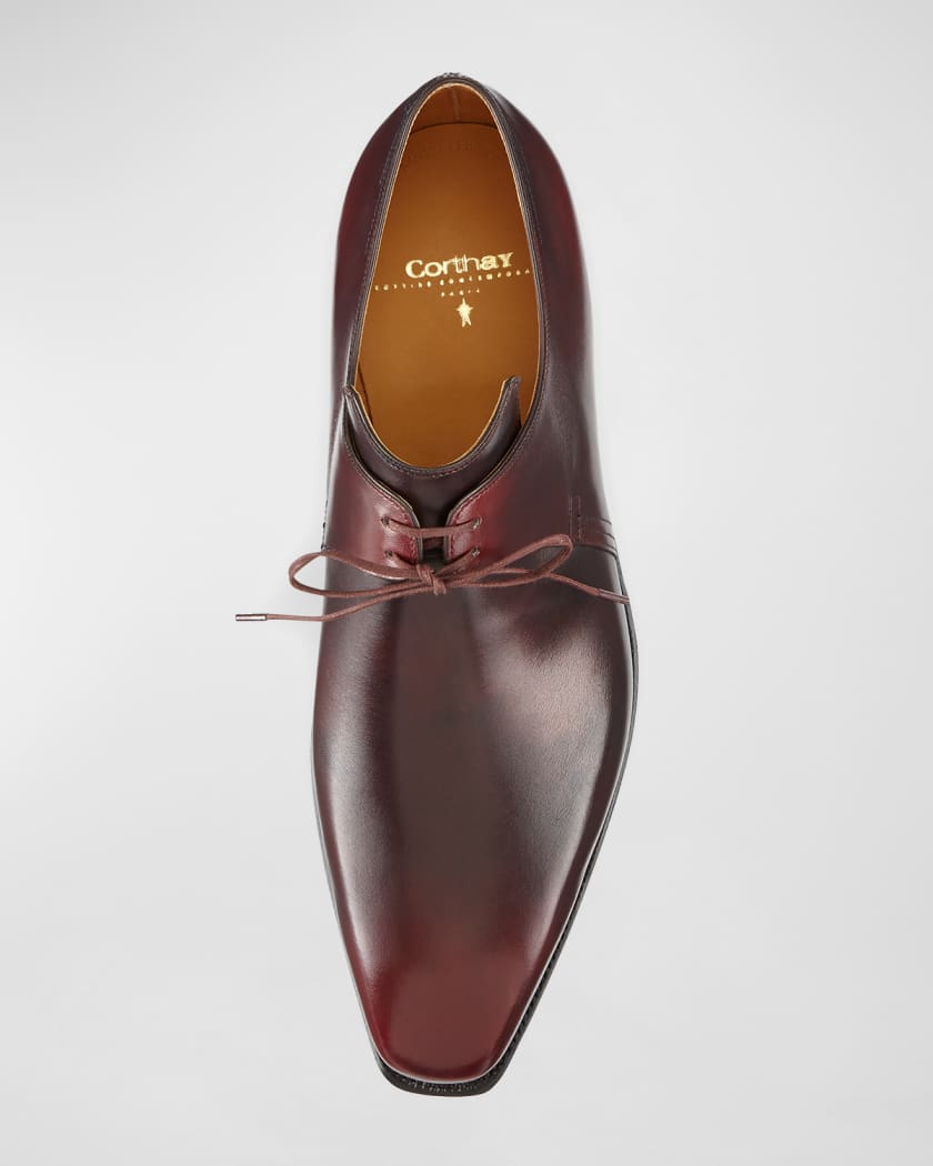 Arca Calf Leather Derby Shoe Dark Burgundy