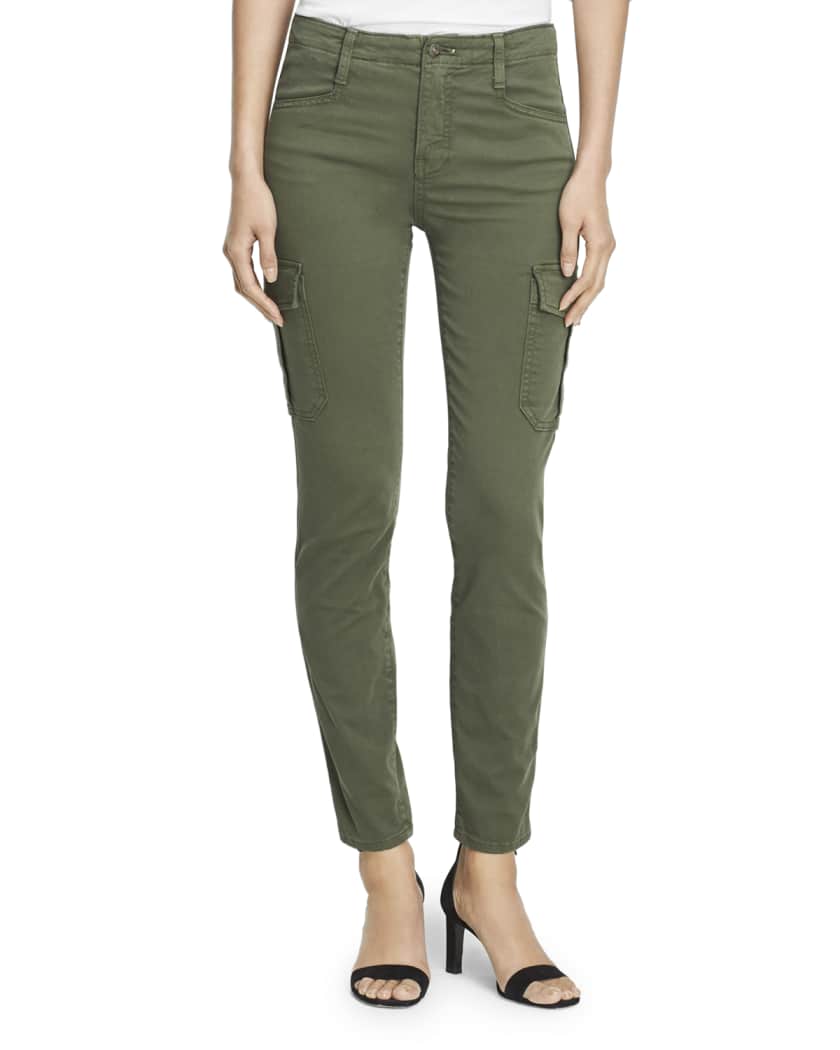 Skinny Cargo Cotton Pants and Matching Items Neiman Marcus