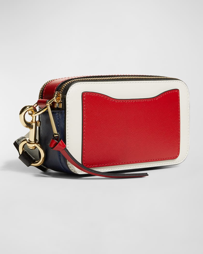 Marc Jacobs Black/Red Leather Snapshot Camera Crossbody Bag Marc Jacobs