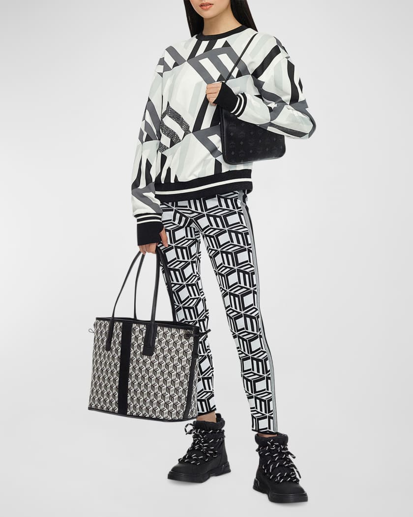 Liz Reversible Medium Visetos Tote Bag