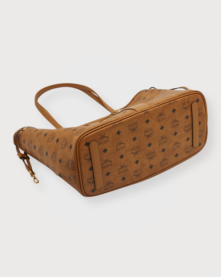 Medium Reversible Liz Shopper in Visetos Cognac