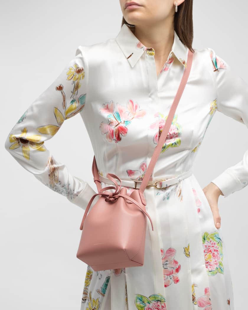 Saffiano mini bucket bag hotsell