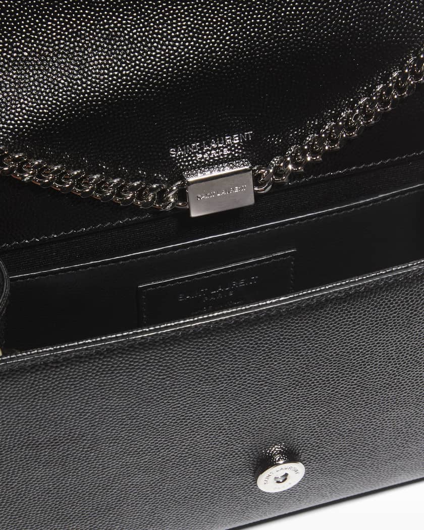Kate Small YSL Crossbody Bag in Grained Leather