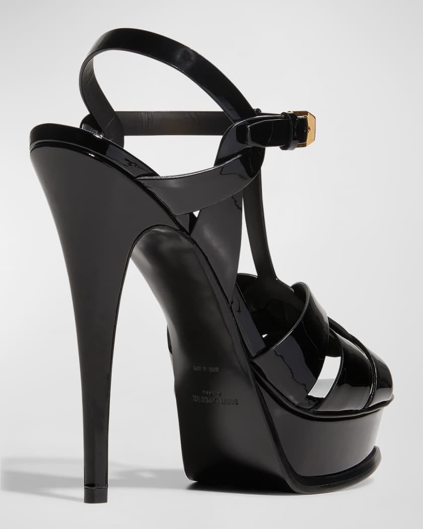 Tribute Patent Platform Sandals