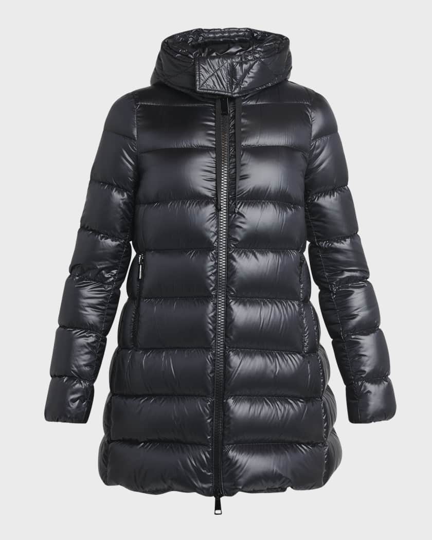 Moncler Suyen Down Quilted Nylon Hooded Parka Neiman Marcus
