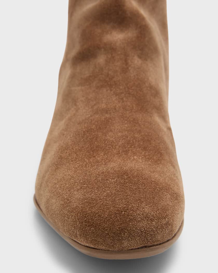 Ulyssa Waterproof Suede Ankle Boots with Hidden Wedge