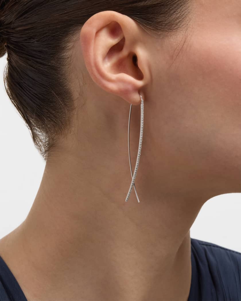 Lana upside down hoop earrings hotsell