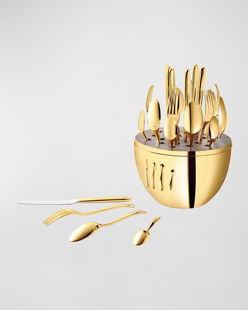 24-Piece Gold Mood Flatware Service
