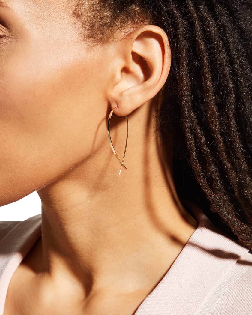 Lana jewelry upside down hoops online