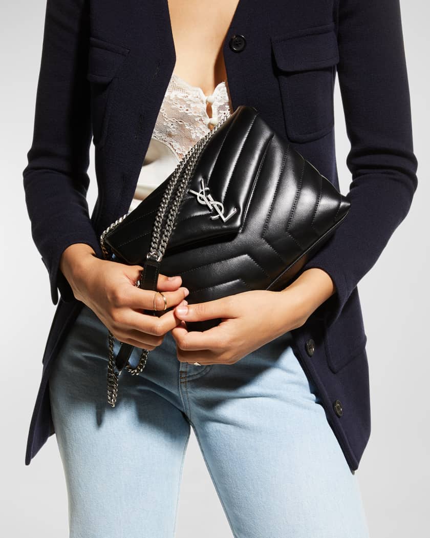 Saint Laurent Loulou Small Leather Shoulder Bag