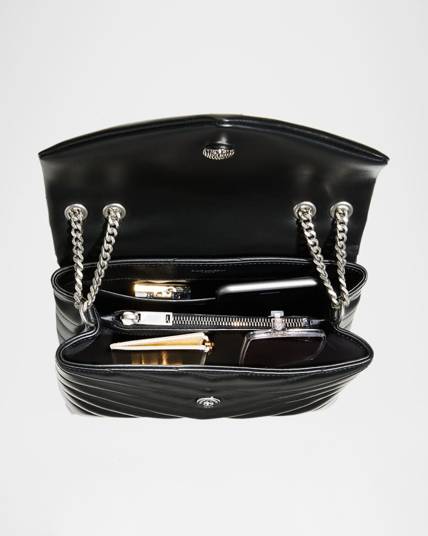 Loulou small matelasse calfskin flap bag clearance