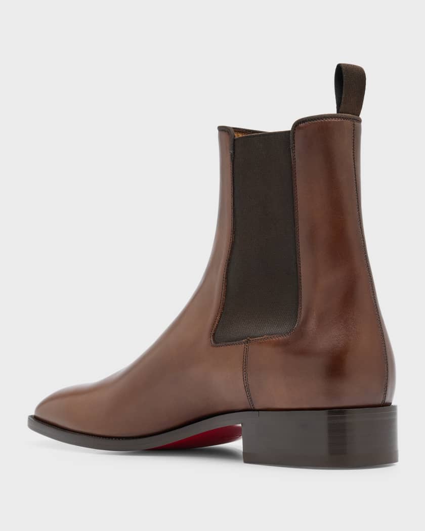 Christian Louboutin Men's So Samson Spike-Heel Chelsea Boots