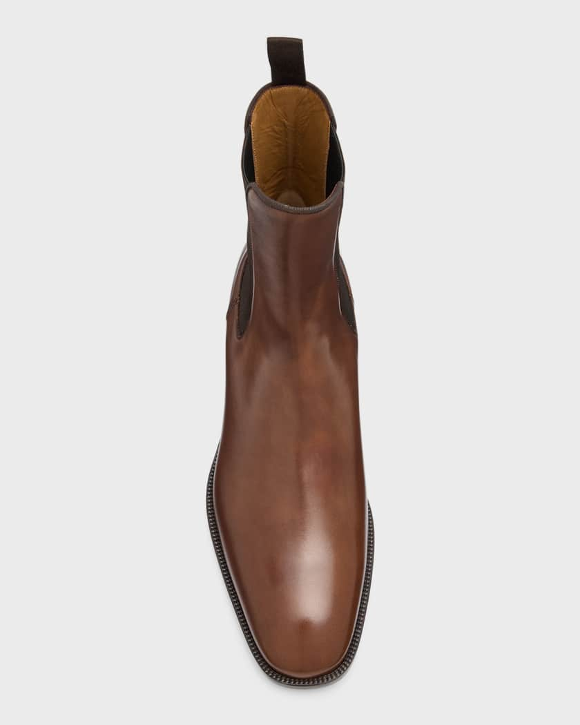 Christian Louboutin Samson Leather Boots in Brown for Men