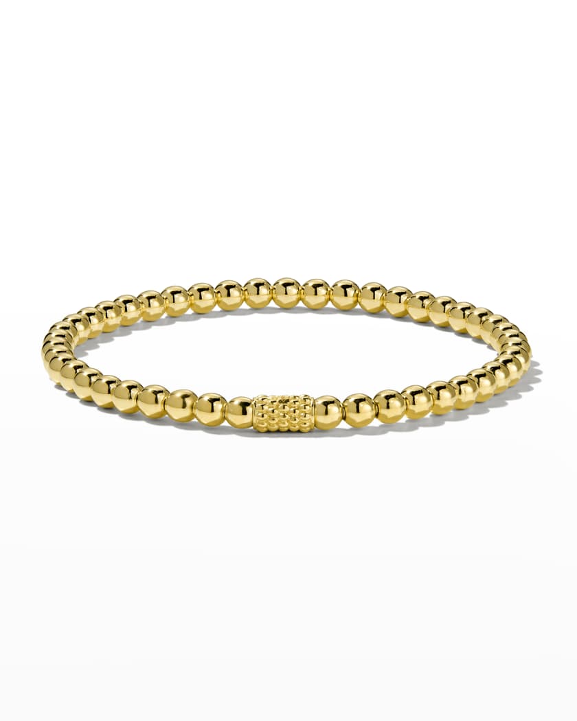 Lagos | Caviar Gold 18K Gold Bead Bracelet | 4mm