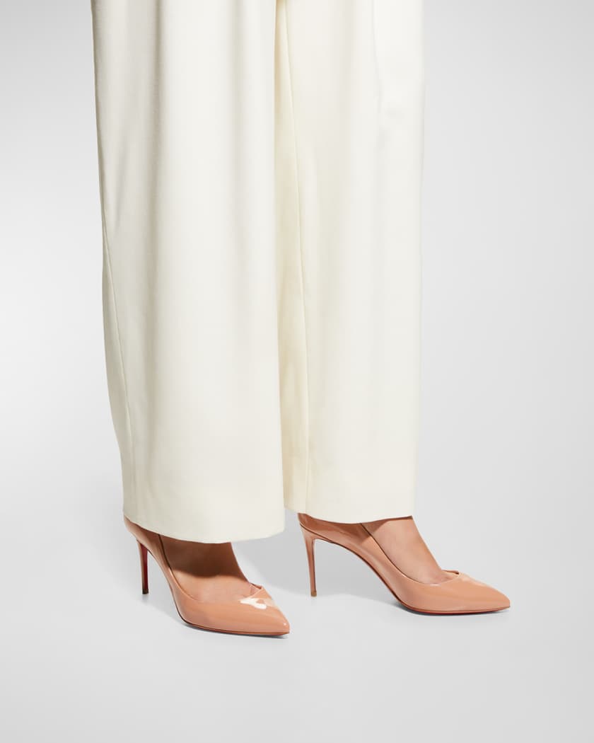 Christian Louboutin Pigalle Follies 85mm Patent Red Sole Pumps
