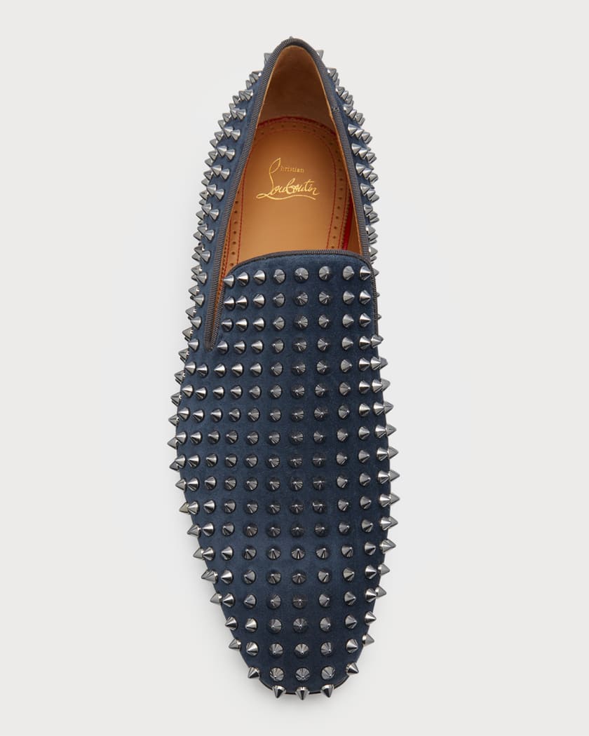 Feje bænk bodsøvelser Christian Louboutin Men's Dandelion Spikes Leather Loafers | Neiman Marcus