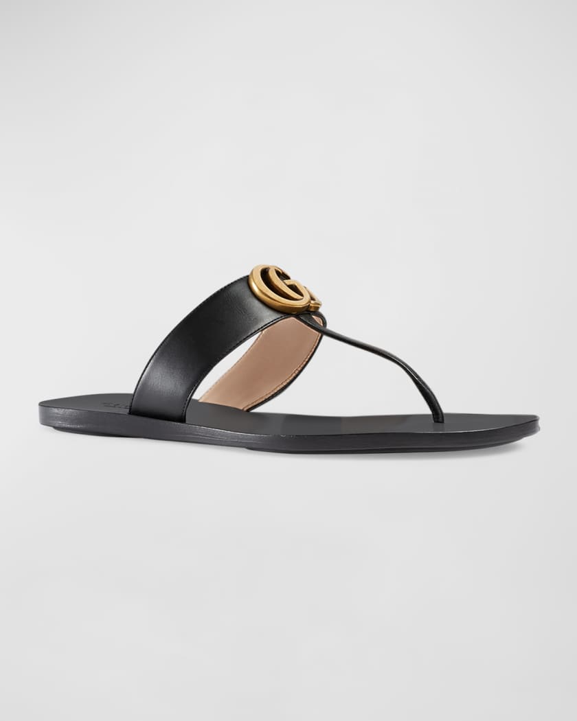 Flat Marmont Leather Thong