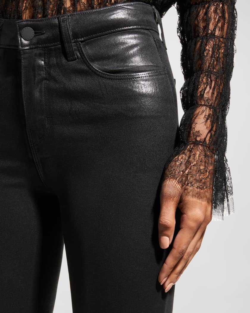 Womens coated jeggings discount