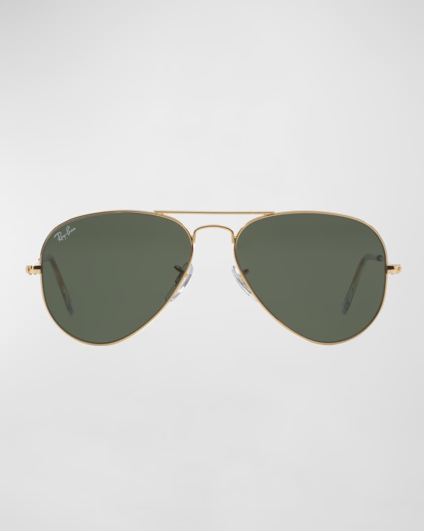 Ray-Ban Monochromatic Metal Aviator Sunglasses, Yellow Pattern | Neiman  Marcus