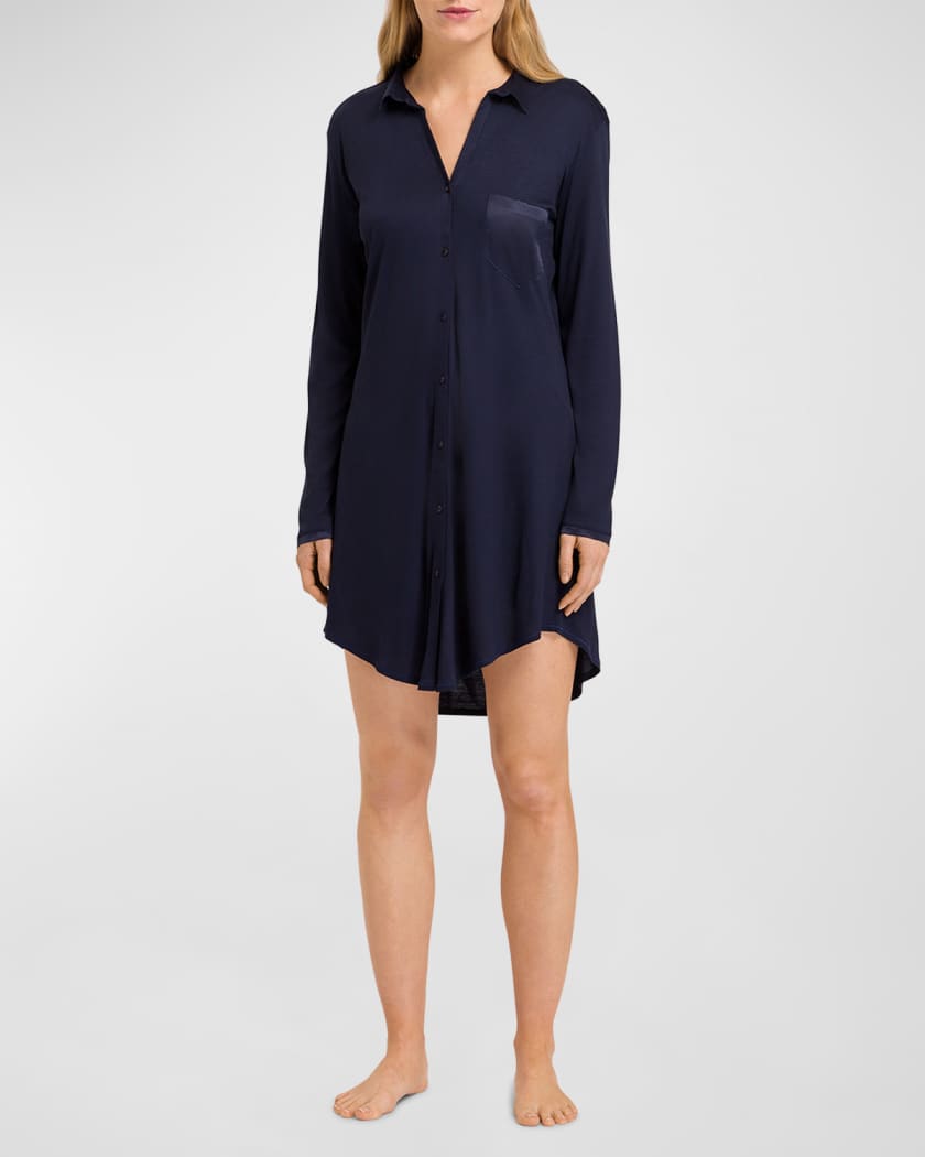 Hanro Grand Central Modal Blend Sleepshirt Neiman Marcus